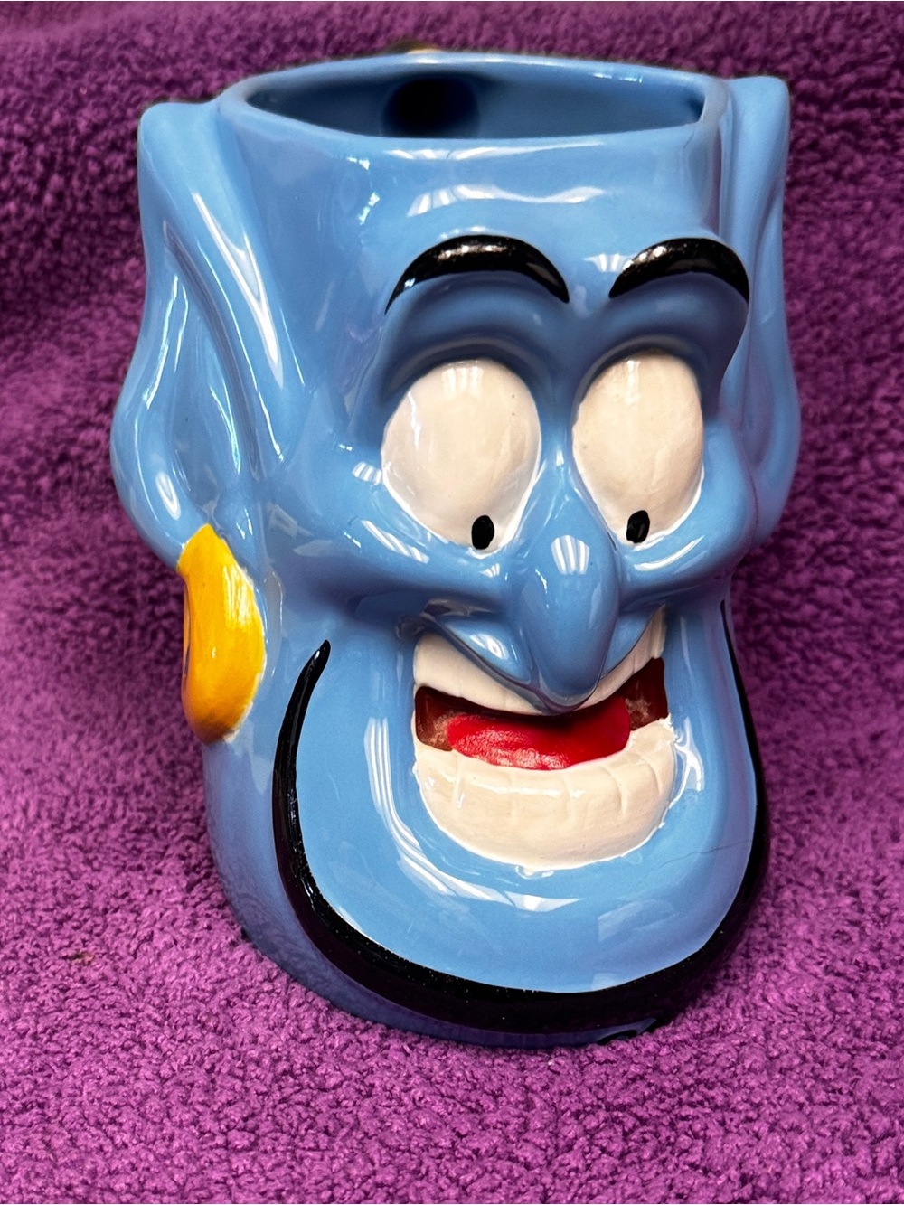 Disney Aladdin Genie 3-D mug. Vintage